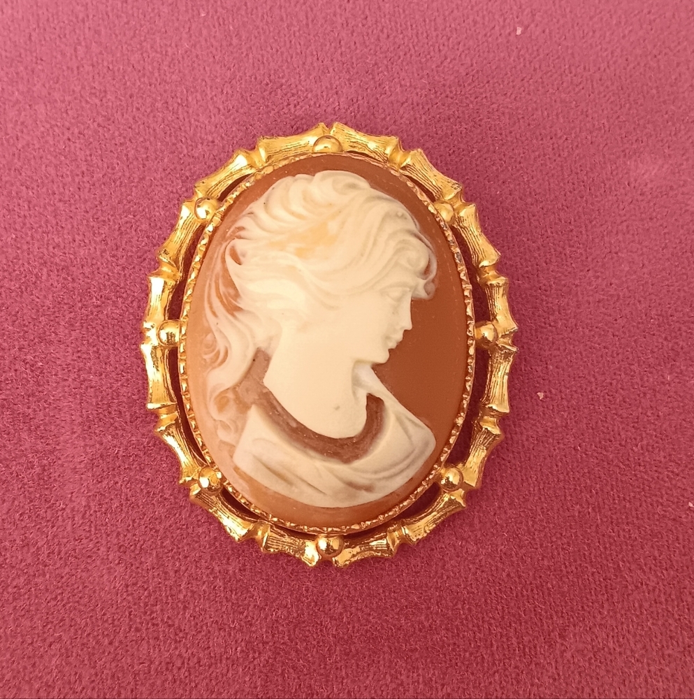 Vintage Cameo Brooch